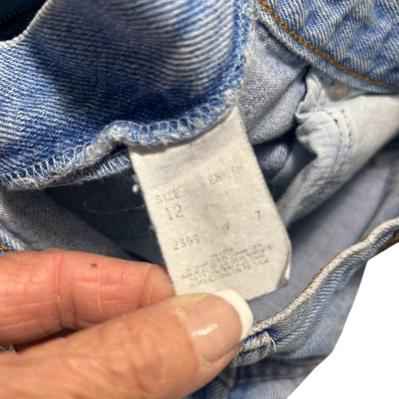 JORDACHE Wide Leg Tapered High Waisted Jeans Sz 12 - Picture 14 of 14